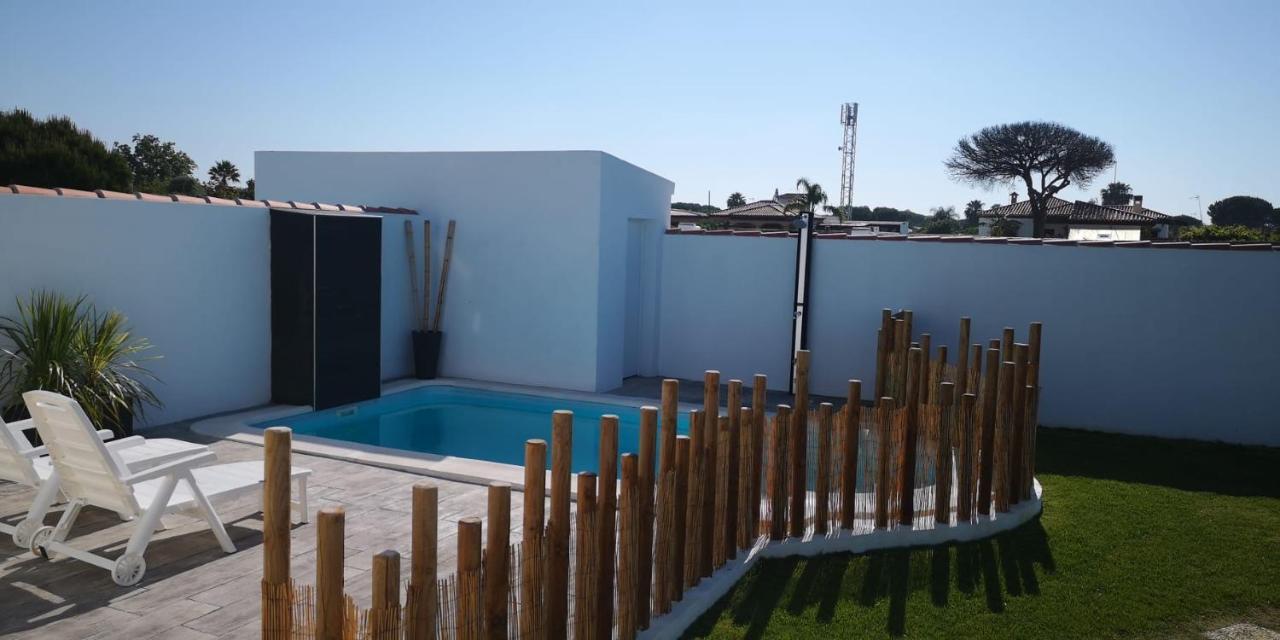 Palapa Beach , Chalet Con Piscina Privada Y Muy Cerca Del Mar Villa Chiclana de la Frontera Buitenkant foto